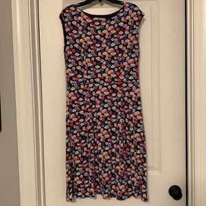 Boden Flowered Jersey Dress